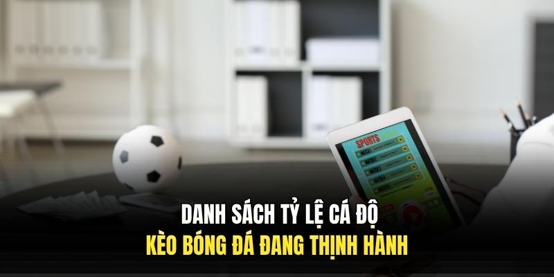  Danh sách tỷ lệ cá độ kèo bóng đá đang thịnh hành